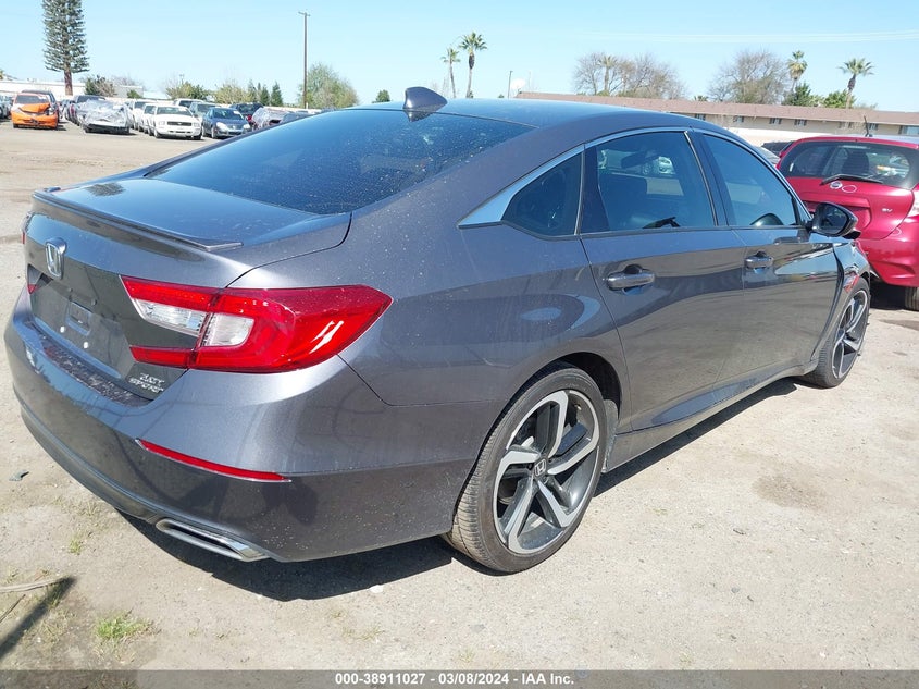 VIN 1HGCV2F38JA039069 2018 HONDA ACCORD SPORT