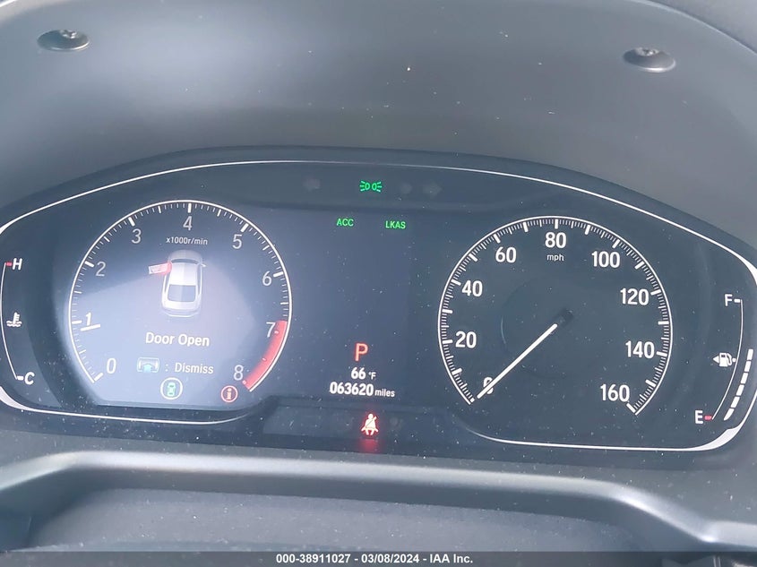 VIN 1HGCV2F38JA039069 2018 HONDA ACCORD SPORT