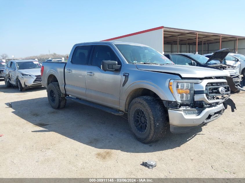 2022 Ford F-150 Xlt VIN: 1FTFW1E80NKD77646 Lot: 38911145