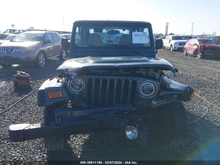 2002 Jeep Wrangler Sport VIN: 1J4FA49S72P730947 Lot: 38911159