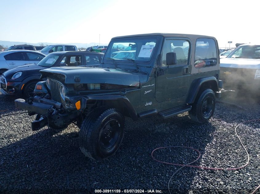 2002 Jeep Wrangler Sport VIN: 1J4FA49S72P730947 Lot: 38911159