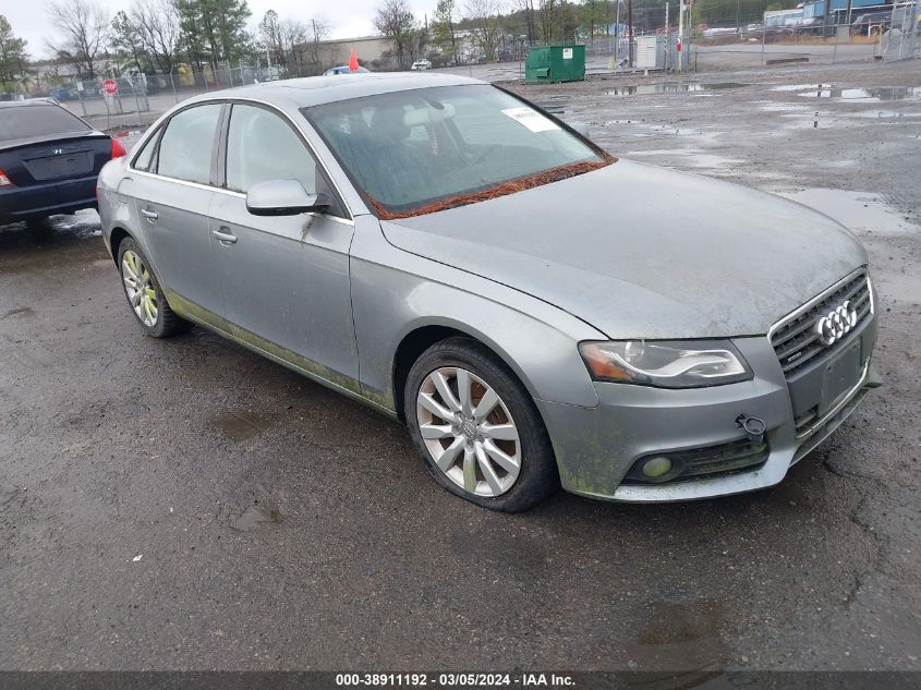 2011 Audi A4 2.0T Premium VIN: WAUFFAFL6BN049772 Lot: 38911192