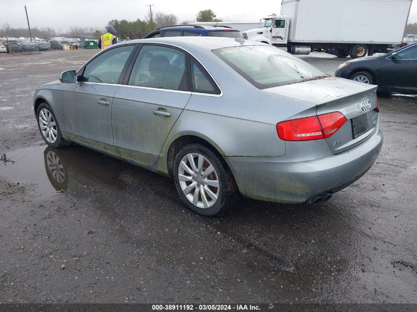 2011 Audi A4 2.0T Premium VIN: WAUFFAFL6BN049772 Lot: 38911192