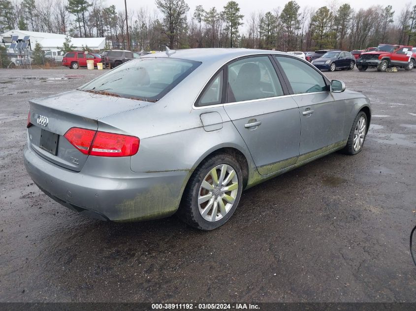 2011 Audi A4 2.0T Premium VIN: WAUFFAFL6BN049772 Lot: 38911192