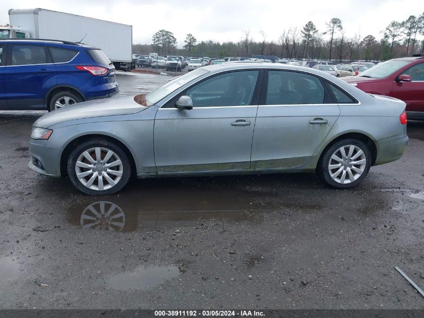 2011 Audi A4 2.0T Premium VIN: WAUFFAFL6BN049772 Lot: 38911192