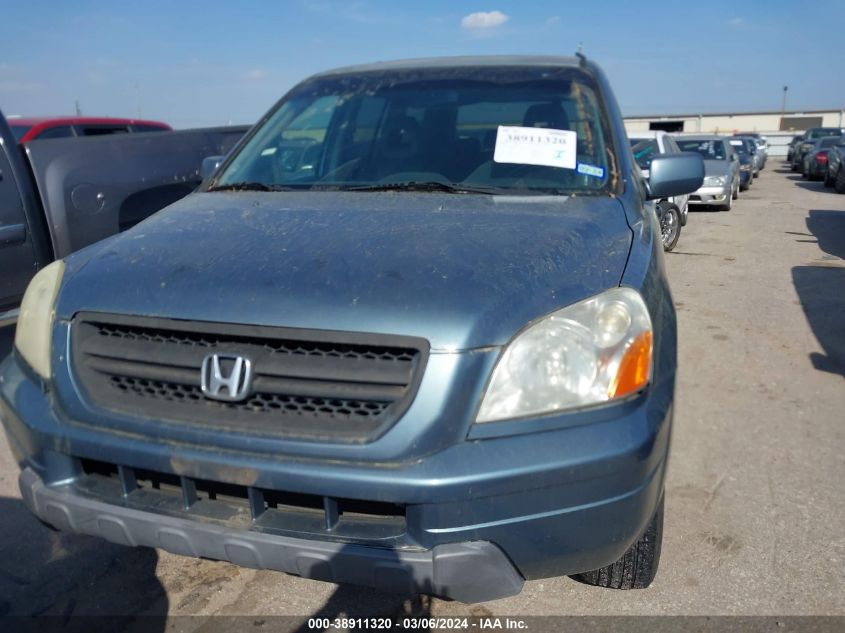 2005 Honda Pilot Ex-L VIN: 2HKYF18545H526116 Lot: 38911320