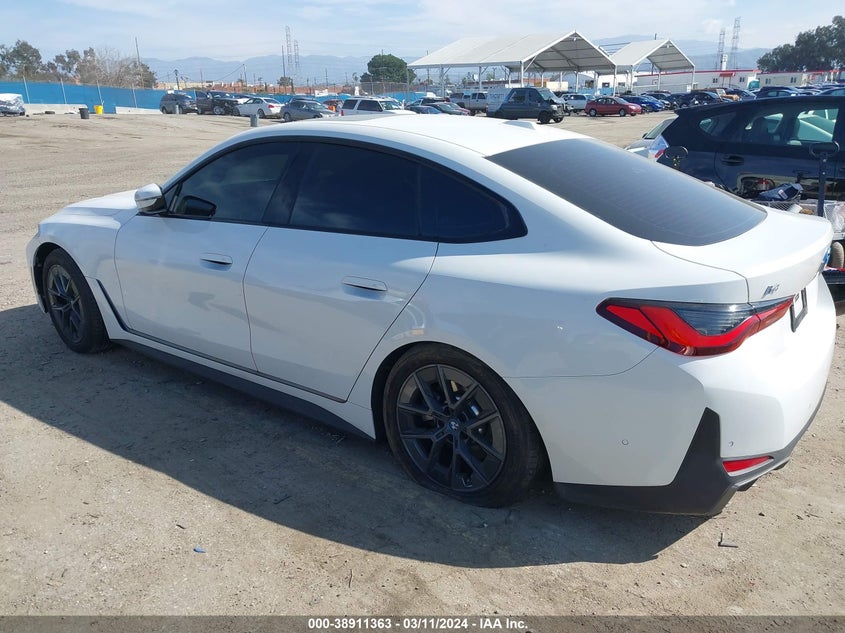 2023 BMW I4 Edrive35 VIN: WBY43AW0XPFR46098 Lot: 38911363