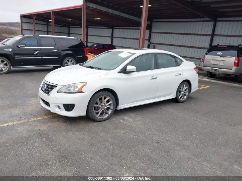 2013 Nissan Sentra Sr VIN: 3N1AB7AP3DL745291 Lot: 38911382