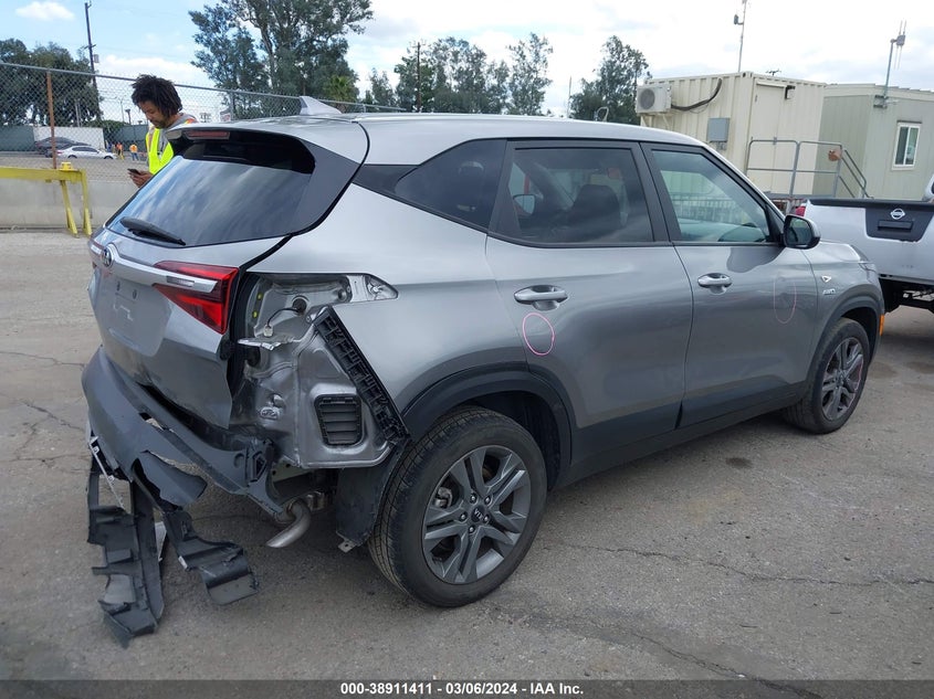 2021 Kia Seltos Lx VIN: KNDEPCAA6M7197120 Lot: 38911411