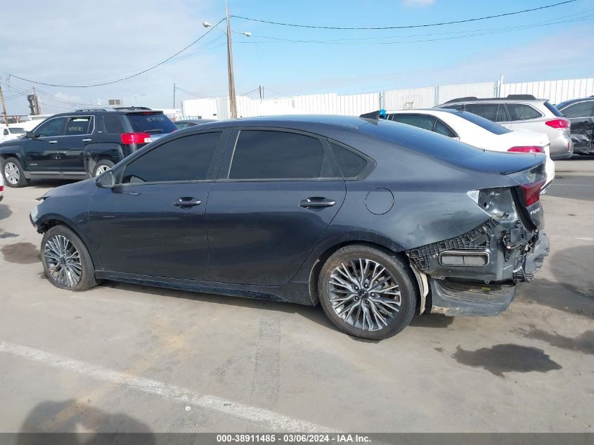 2022 Kia Forte Gt-Line VIN: 3KPF54AD8NE422228 Lot: 38911485