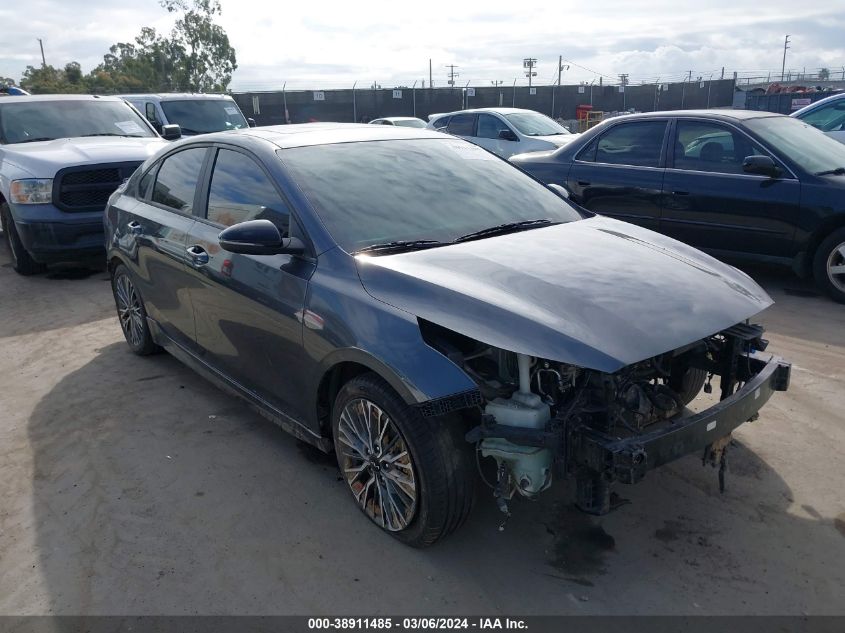 2022 Kia Forte Gt-Line VIN: 3KPF54AD8NE422228 Lot: 38911485