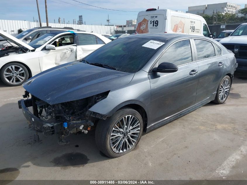 2022 Kia Forte Gt-Line VIN: 3KPF54AD8NE422228 Lot: 38911485