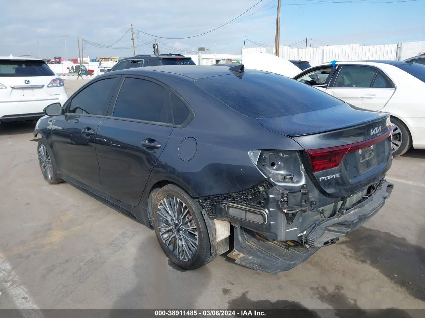 2022 Kia Forte Gt-Line VIN: 3KPF54AD8NE422228 Lot: 38911485