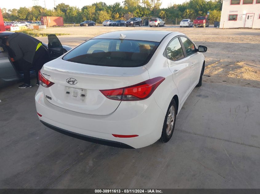 2014 Hyundai Elantra Se VIN: 5NPDH4AE9EH516170 Lot: 38911613