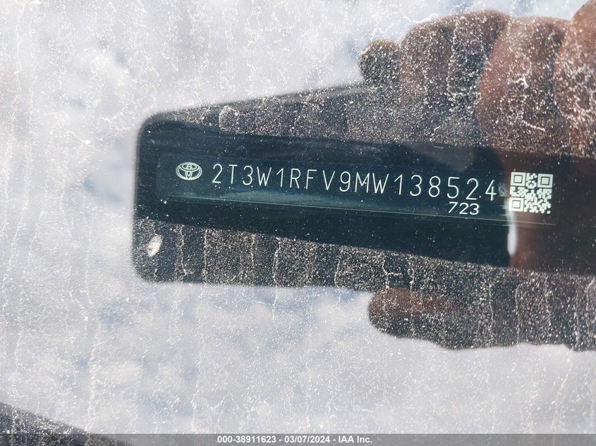 2021 TOYOTA RAV4 XLE/XLE PREMIUM - 2T3W1RFV9MW138524