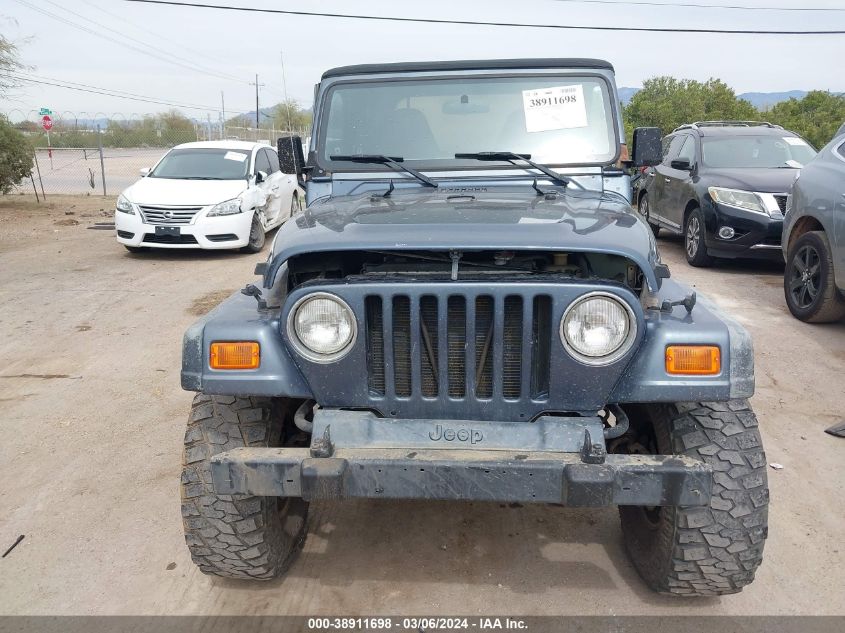 2002 Jeep Wrangler Sport VIN: 1J4FA49S72P732925 Lot: 38911698