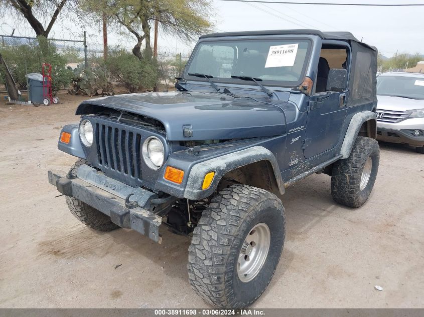 2002 Jeep Wrangler Sport VIN: 1J4FA49S72P732925 Lot: 38911698