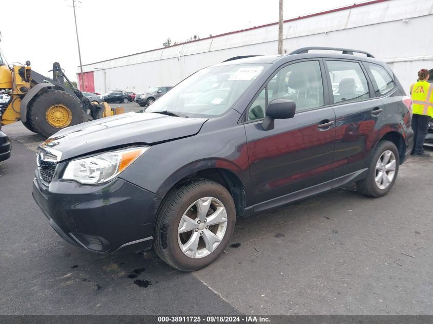 2016 Subaru Forester 2.5I VIN: JF2SJABC7GH566754 Lot: 38911725