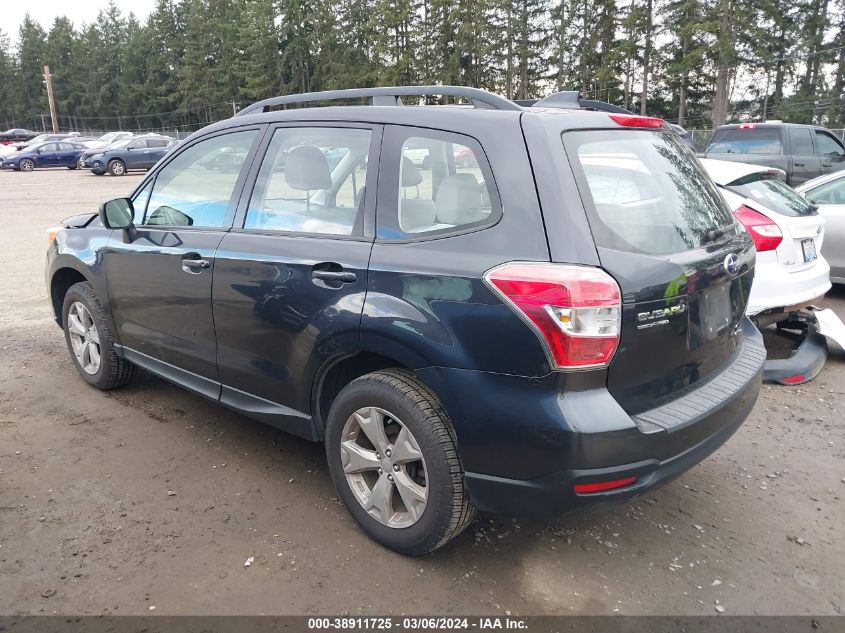 2016 Subaru Forester 2.5I VIN: JF2SJABC7GH566754 Lot: 38911725