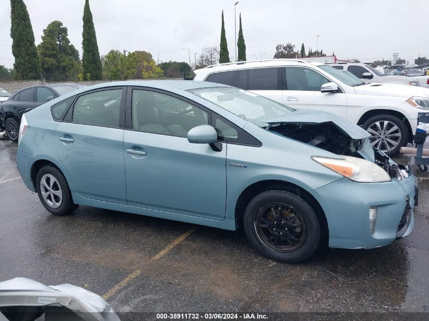 2013 Toyota Prius Two VIN: JTDKN3DU3D1714505 Lot: 38911732