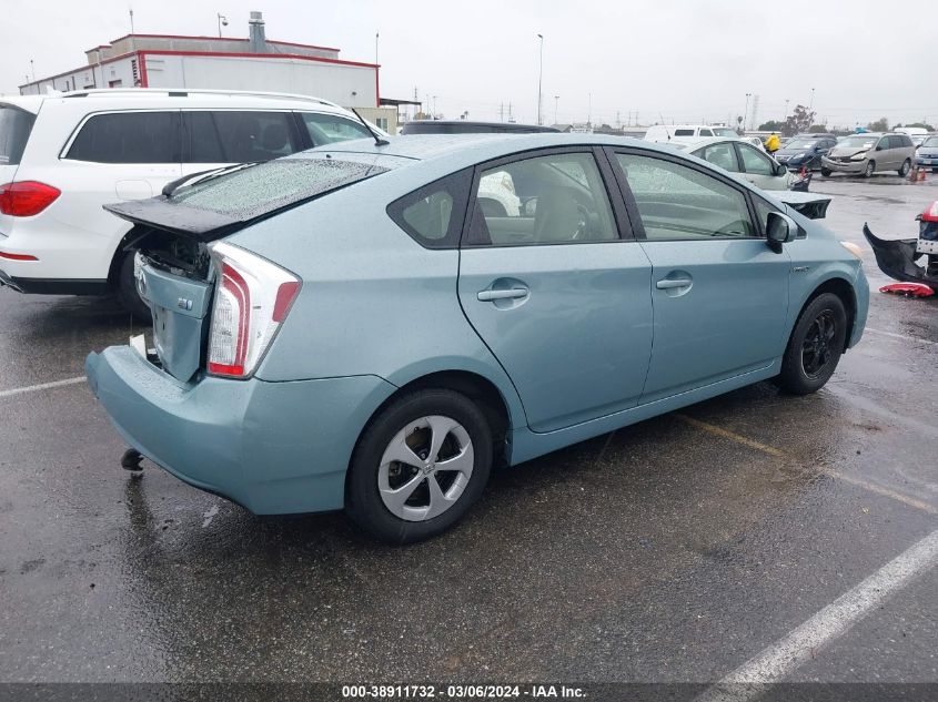 2013 Toyota Prius Two VIN: JTDKN3DU3D1714505 Lot: 38911732