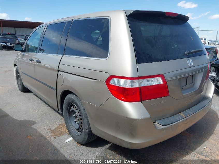 2007 Honda Odyssey Lx VIN: 5FNRL38217B037964 Lot: 38911790