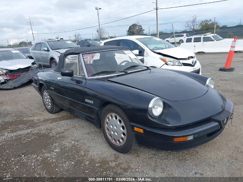 1990 Alfa Romeo Spider Quadrifoglio VIN: ZARBA12TXL6002252 Lot: 38911791