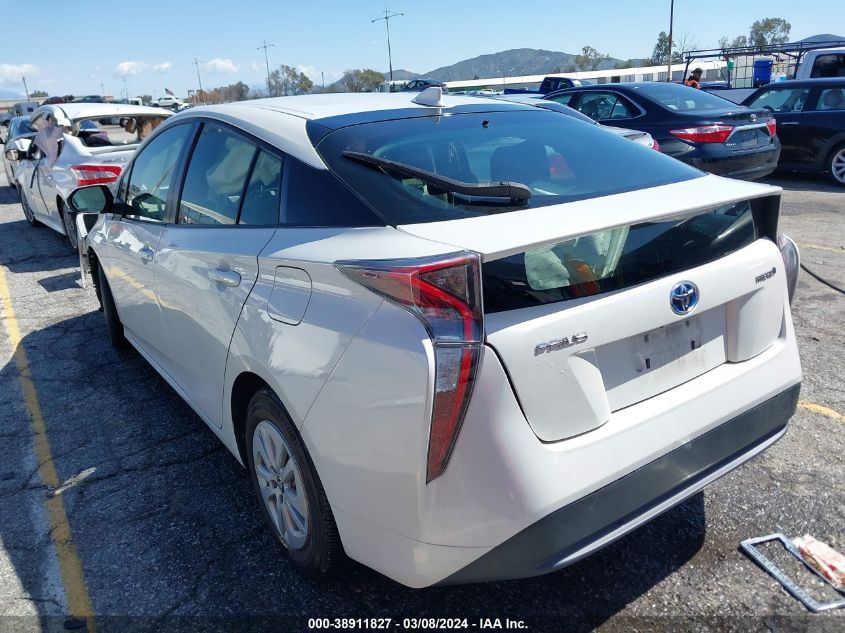 2016 Toyota Prius Two VIN: JTDKBRFUXG3005524 Lot: 38911827