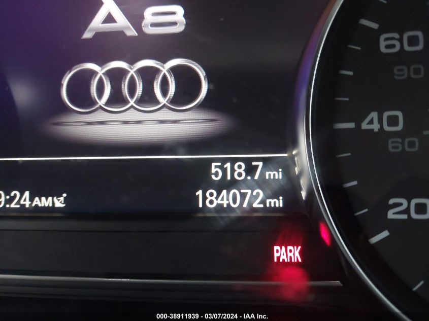 2014 Audi A8 L 3.0 Tdi VIN: WAURMAFDXEN006858 Lot: 38911939