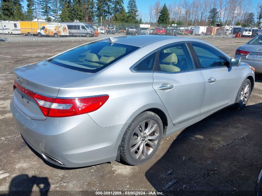 2012 Hyundai Azera VIN: KMHFG4JGXCA176962 Lot: 38912009