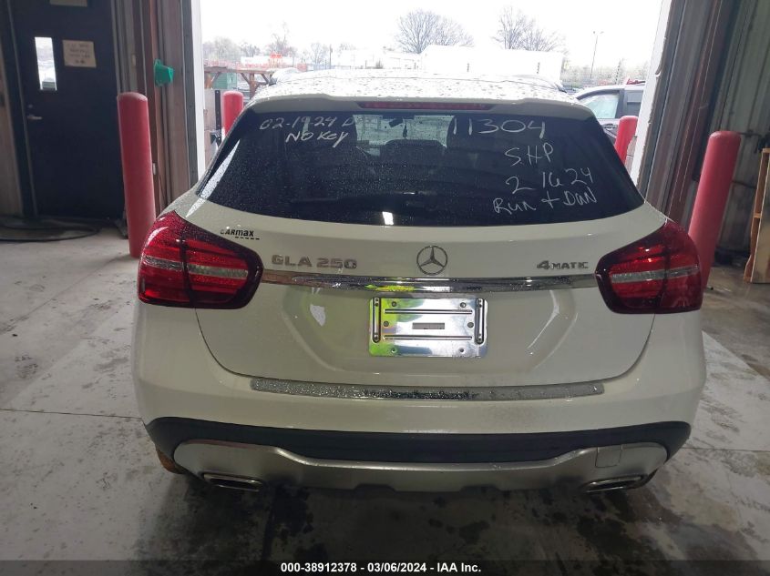 2019 MERCEDES-BENZ GLA 250 VIN: WDCTG4GB0KU011304