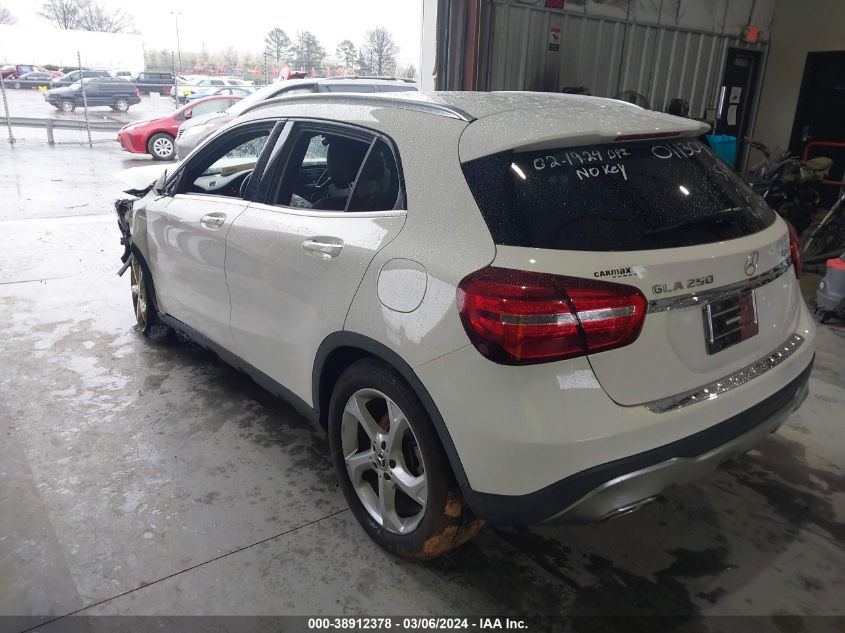 2019 Mercedes-Benz Gla 250 4Matic VIN: WDCTG4GB0KU011304 Lot: 38912378