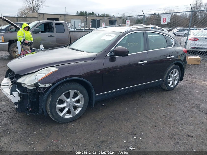 2010 Infiniti Ex35 Journey VIN: JN1AJ0HR1AM750878 Lot: 38912403