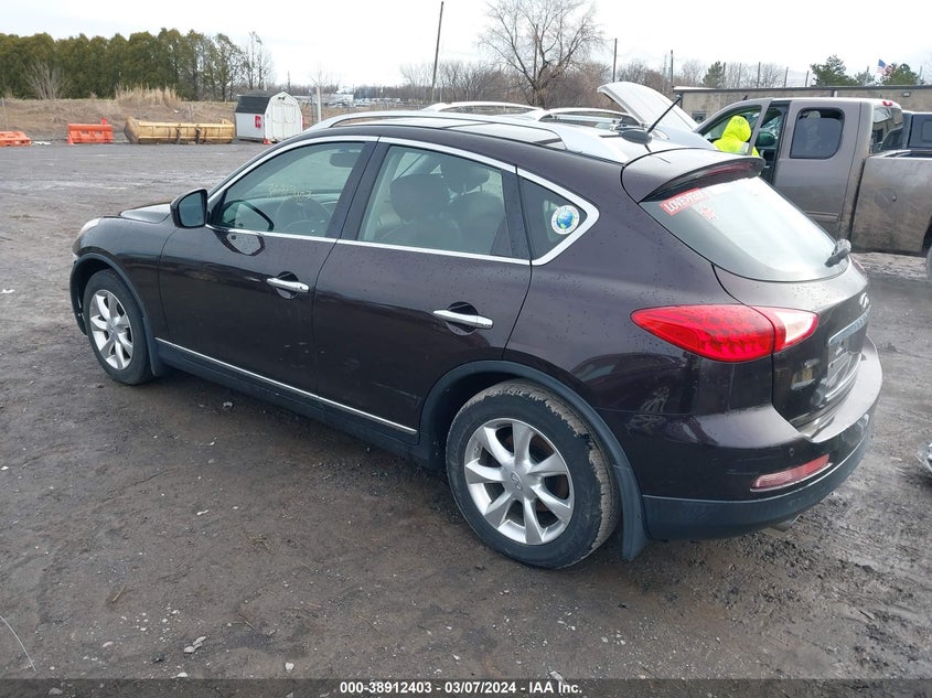 2010 Infiniti Ex35 Journey VIN: JN1AJ0HR1AM750878 Lot: 38912403