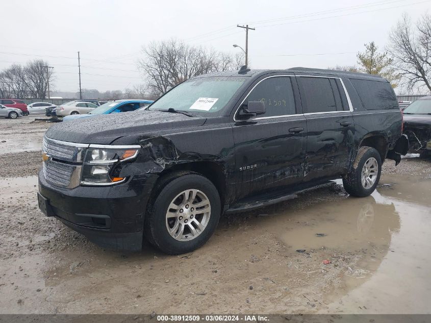 2017 Chevrolet Suburban Lt VIN: 1GNSKHKC4HR244497 Lot: 38912509