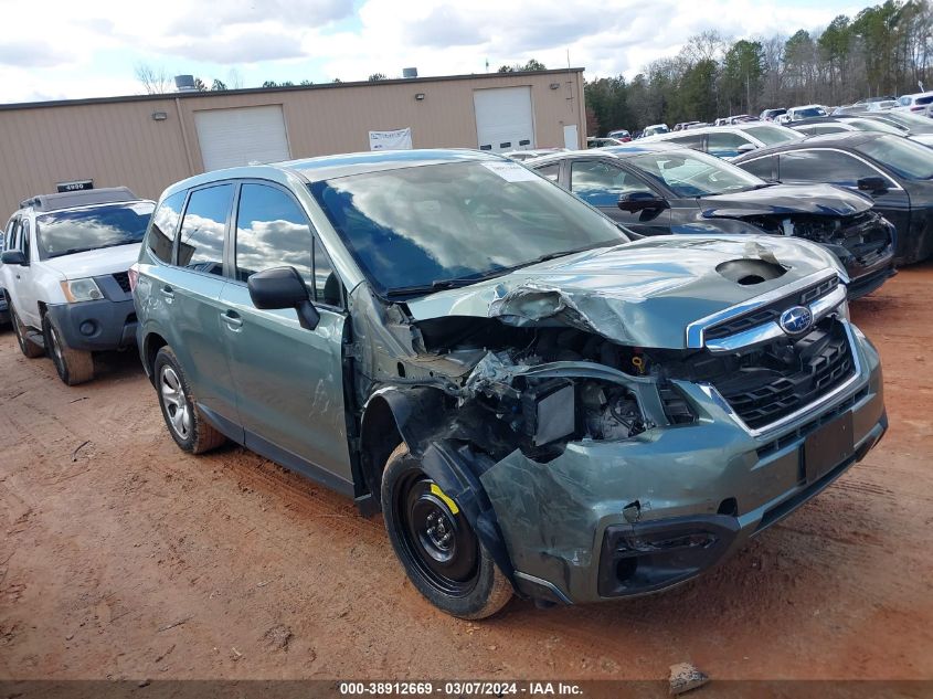 2017 Subaru Forester 2.5I VIN: JF2SJAAC7HH508694 Lot: 38912669