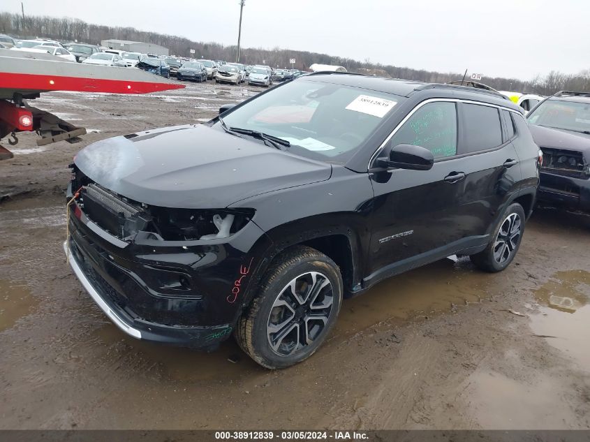 2023 Jeep Compass Limited 4X4 VIN: 3C4NJDCN3PT519381 Lot: 38912839