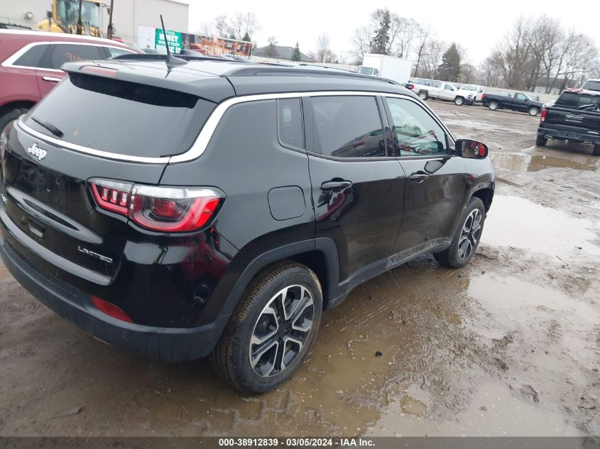 2023 Jeep Compass Limited 4X4 VIN: 3C4NJDCN3PT519381 Lot: 38912839