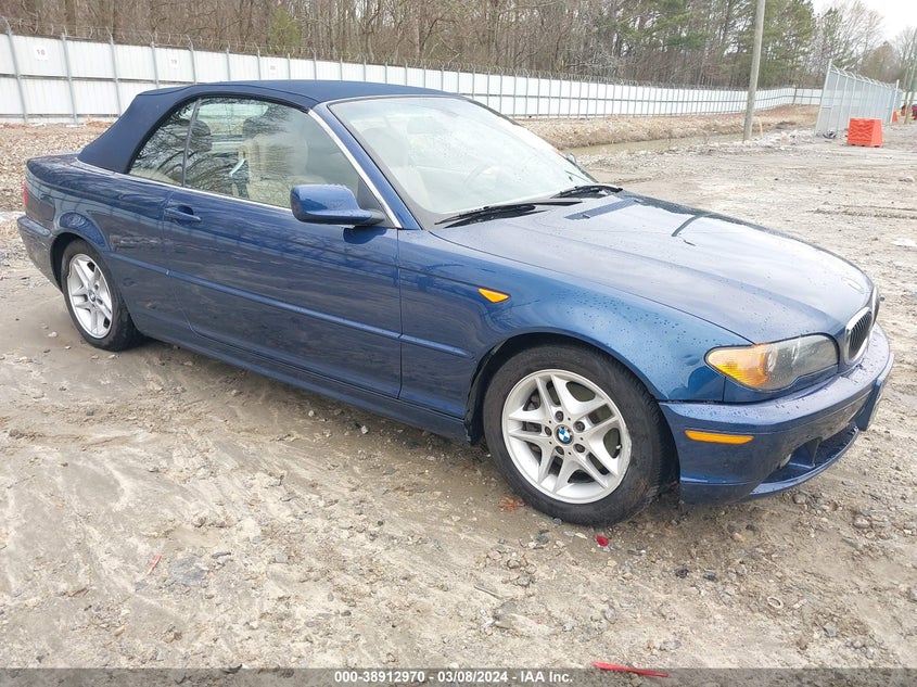 2004 BMW 325Ci VIN: WBABW33444PL26191 Lot: 38912970