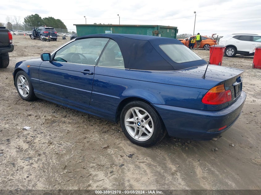 2004 BMW 325Ci VIN: WBABW33444PL26191 Lot: 38912970