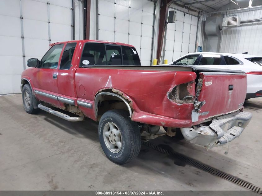 2000 Chevrolet S-10 Ls VIN: 1GCDT19WXYK197622 Lot: 38913154