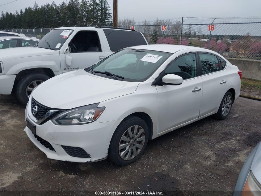 VIN 3N1AB7AP2HL665843 2017 NISSAN SENTRA SV