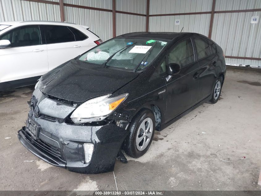 2013 Toyota Prius Three VIN: JTDKN3DU9D5623019 Lot: 38913260