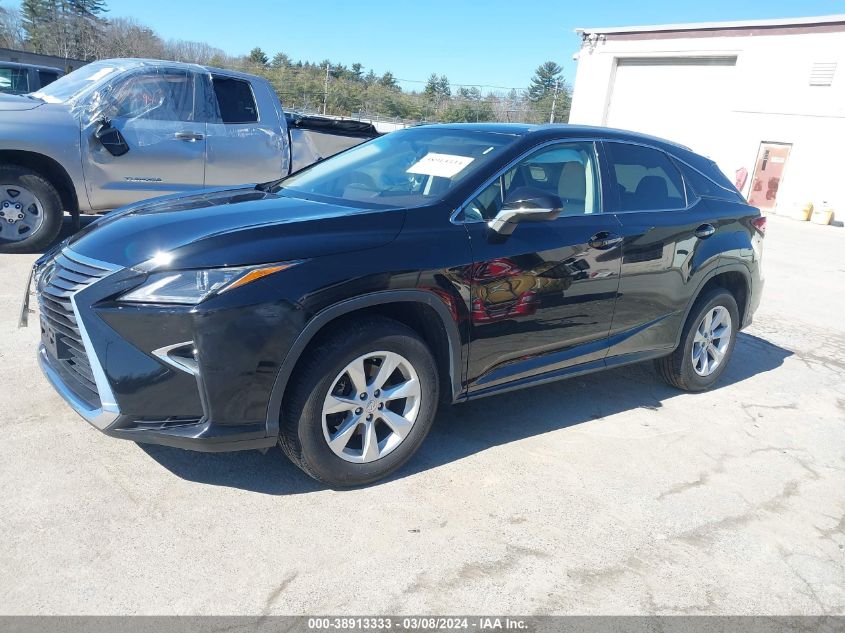 VIN 2T2BZMCA4GC041558 2016 LEXUS RX 350 no.2