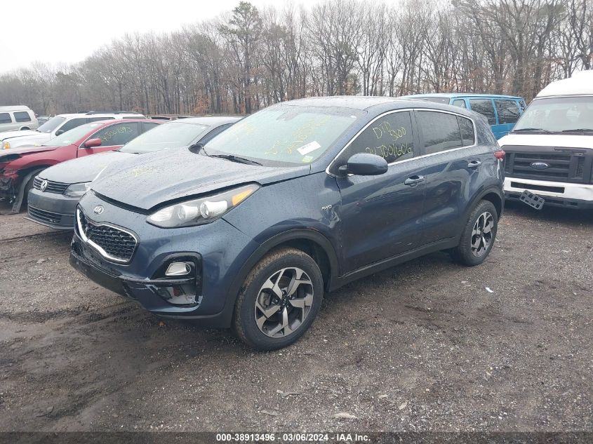 2021 Kia Sportage Lx VIN: KNDPMCAC2M7898000 Lot: 38913496