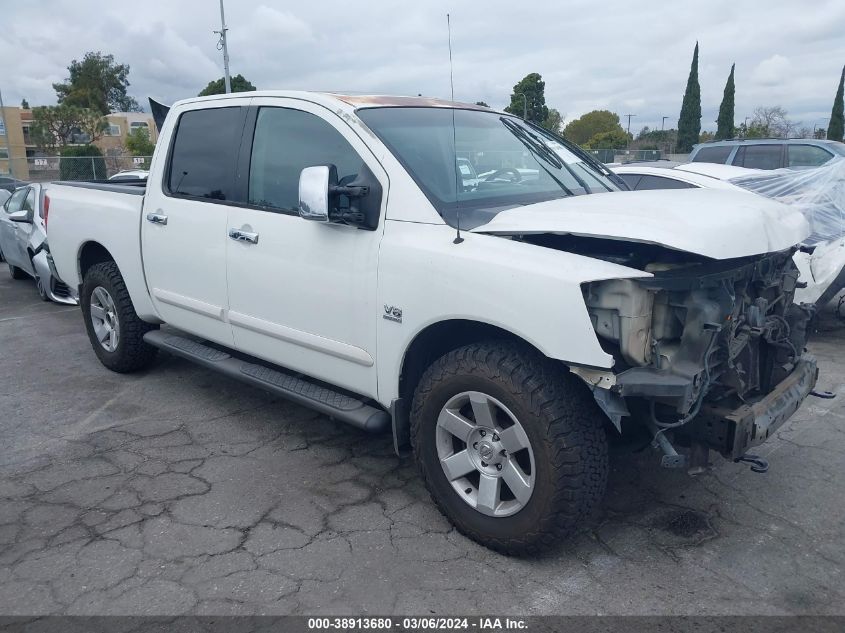 2004 Nissan Titan Le VIN: 1N6AA07B44N581243 Lot: 38913680