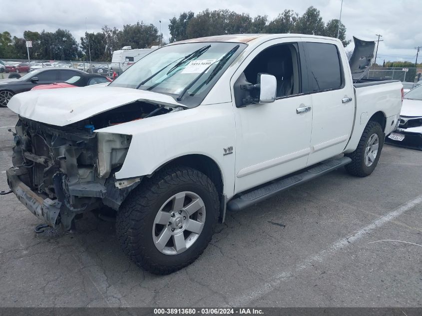 2004 Nissan Titan Le VIN: 1N6AA07B44N581243 Lot: 38913680