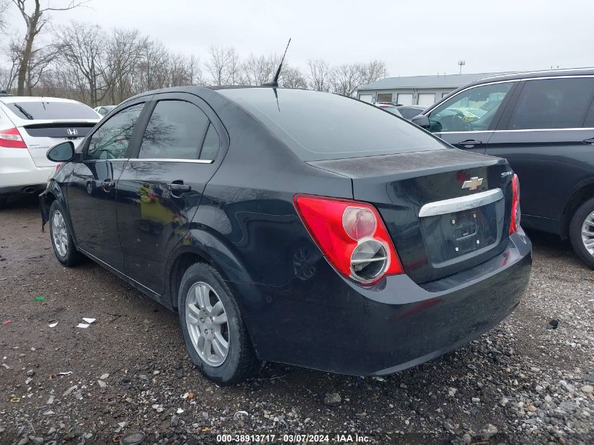 2013 Chevrolet Sonic Lt Auto VIN: 1G1JC5SH2D4249841 Lot: 38913717