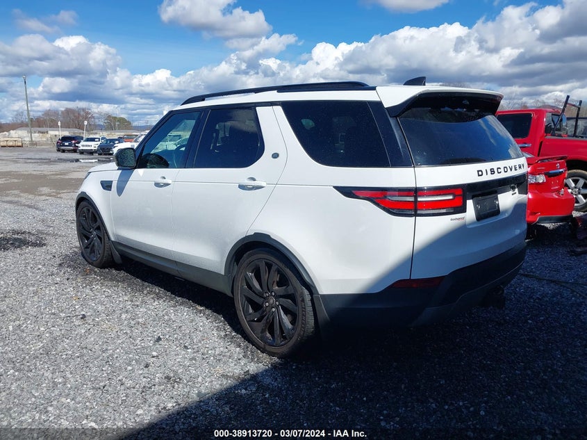 VIN SALRHBBV0HA027850 2017 LAND ROVER DISCOVERY HSE LUXURY
