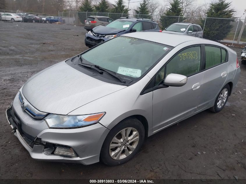 2013 Honda Insight Ex VIN: JHMZE2H74DS004101 Lot: 38913803